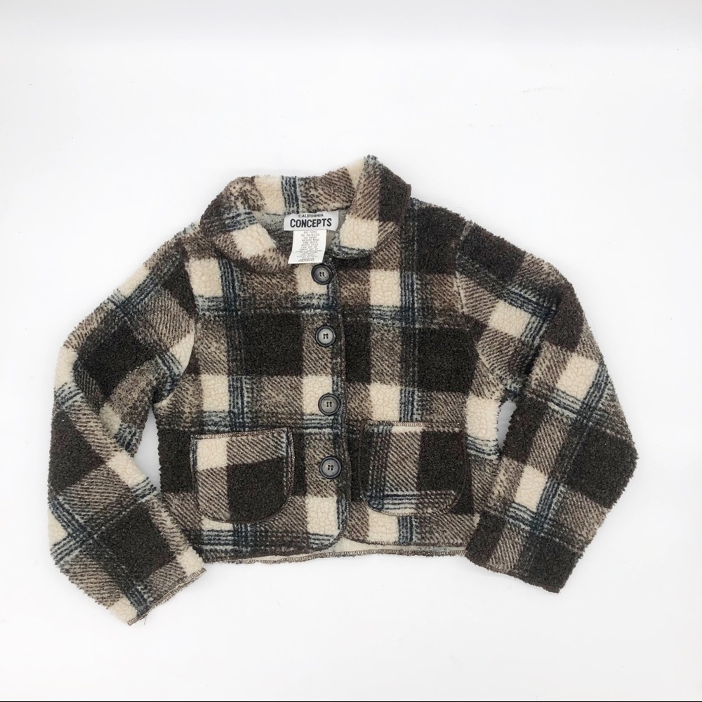 CALIFORNIA CONCEPTS Sherpa Flannel Shacket